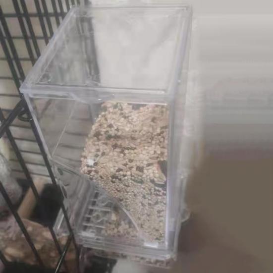 Прозрачная акриловая кормушка для птиц, автоматическая кормушка для птиц без беспорядка, кормушка для попугаев большой емкости, защита от разлива