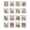Christmas Gift Home Decorations Cartoon Cushion Cover Pillow Cover Christmas Pillowcase Polyester