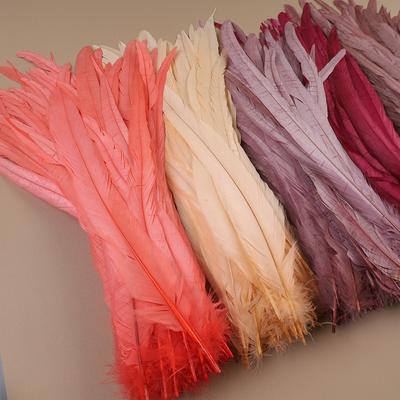 Петушиные перья 35-40см 40-45см Рукоделие DIY Натуральное перо Ручная работа Вечеринка Плюмаж Карнавальное украшение