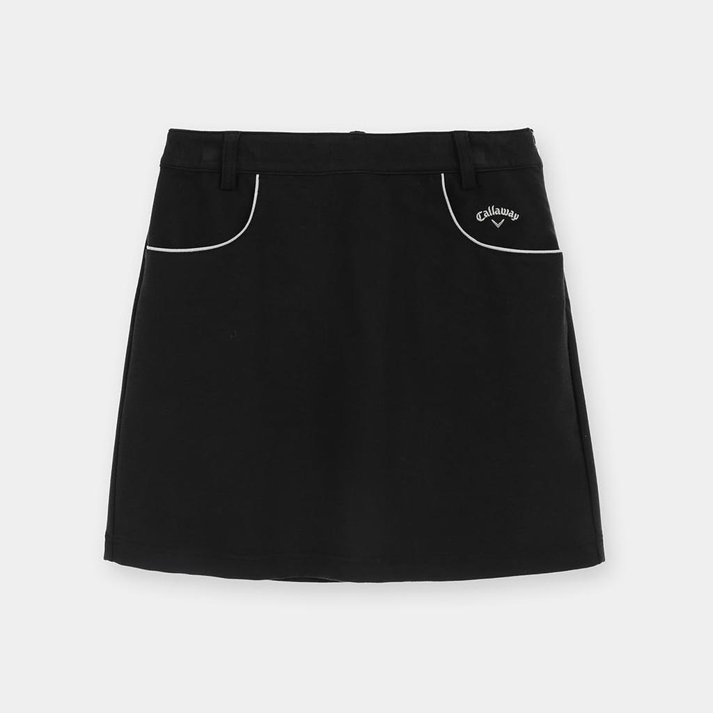 Callaway Stretch Skirt with Silver Classic Simple Design for Golf Women's 8-Way Water-Repellent Lines, Design, (C25228200)