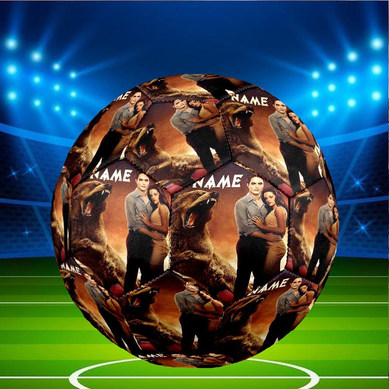 Custom Name Personalized Twilight Print Size 5 Soccer Ball Training & Match Football, for Team, Kicking, Gift for Football