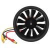 QX-Motor 50мм EDF 12-лопастной канальный вентилятор с бесколлекторным двигателем QF2611-4600KV 3-4S для радиоуправляемых самолетов, CW, прочный, для длительного использования