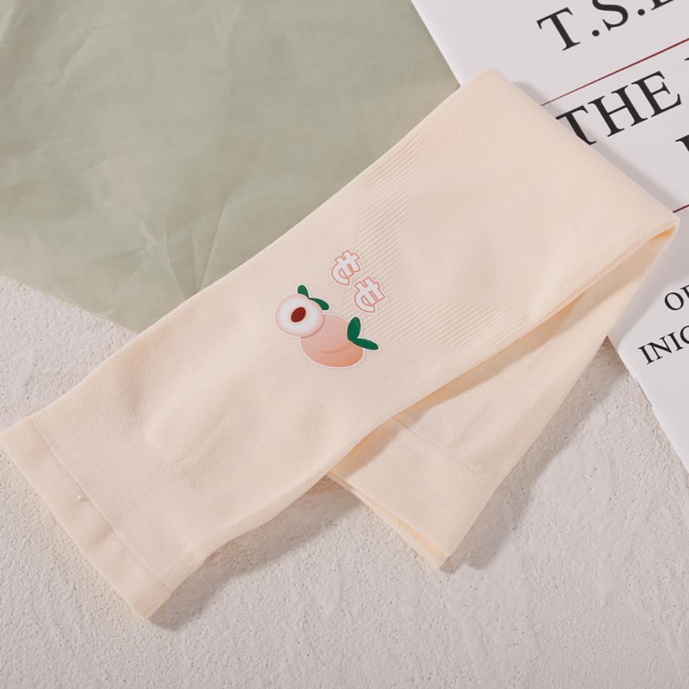 Golf Fruit Avocado Women Strawberry Ice Silk sleeve Cooling Sleeves Sun UV Protection Arm Sleeves