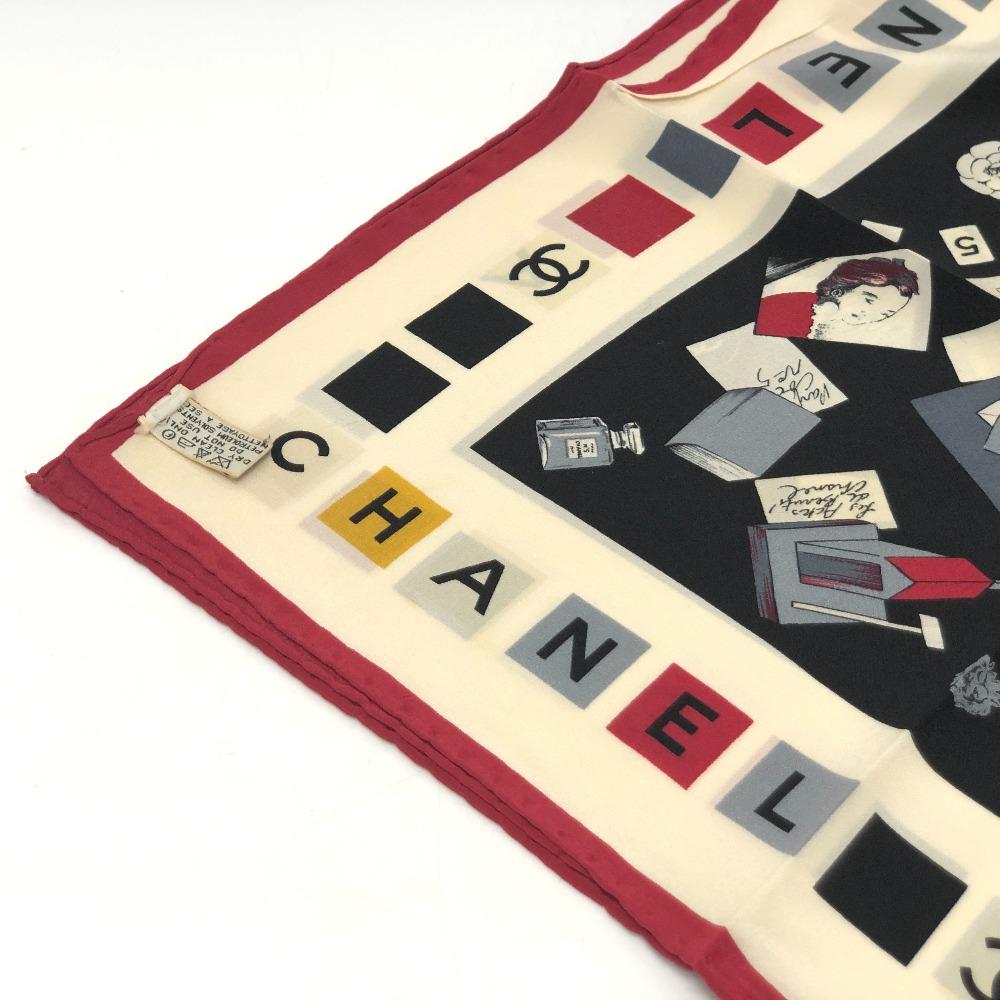 CHANEL Multi-design CC Mark No.5 Apparel Large Stole/Shawl Vintage Shawl Scarf