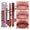 6 цветов, матовый, телесный, коричневый, карандаш для губ, помады, набор для контура губ, водостойкий, нелипкий, сексуальный, бархатный, красный, блеск для губ, инструмент для макияжа