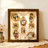 DIY Mini Photo Frame Box Lighted Memory Display Case Personalized Family Museum Silhouette Frame Kit