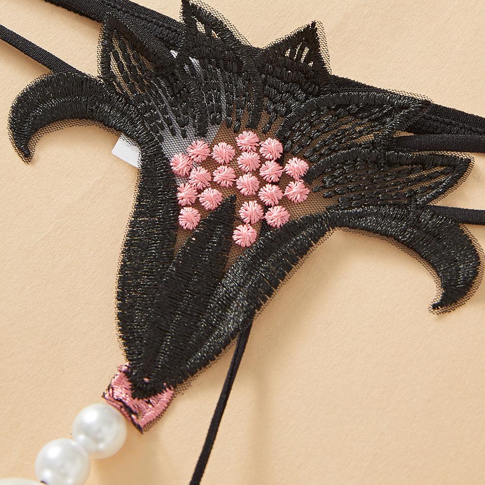 «Большие сексуальные стринги с жемчужным массажем, открытая промежность, легко снимаются — европейский и американский стиль»