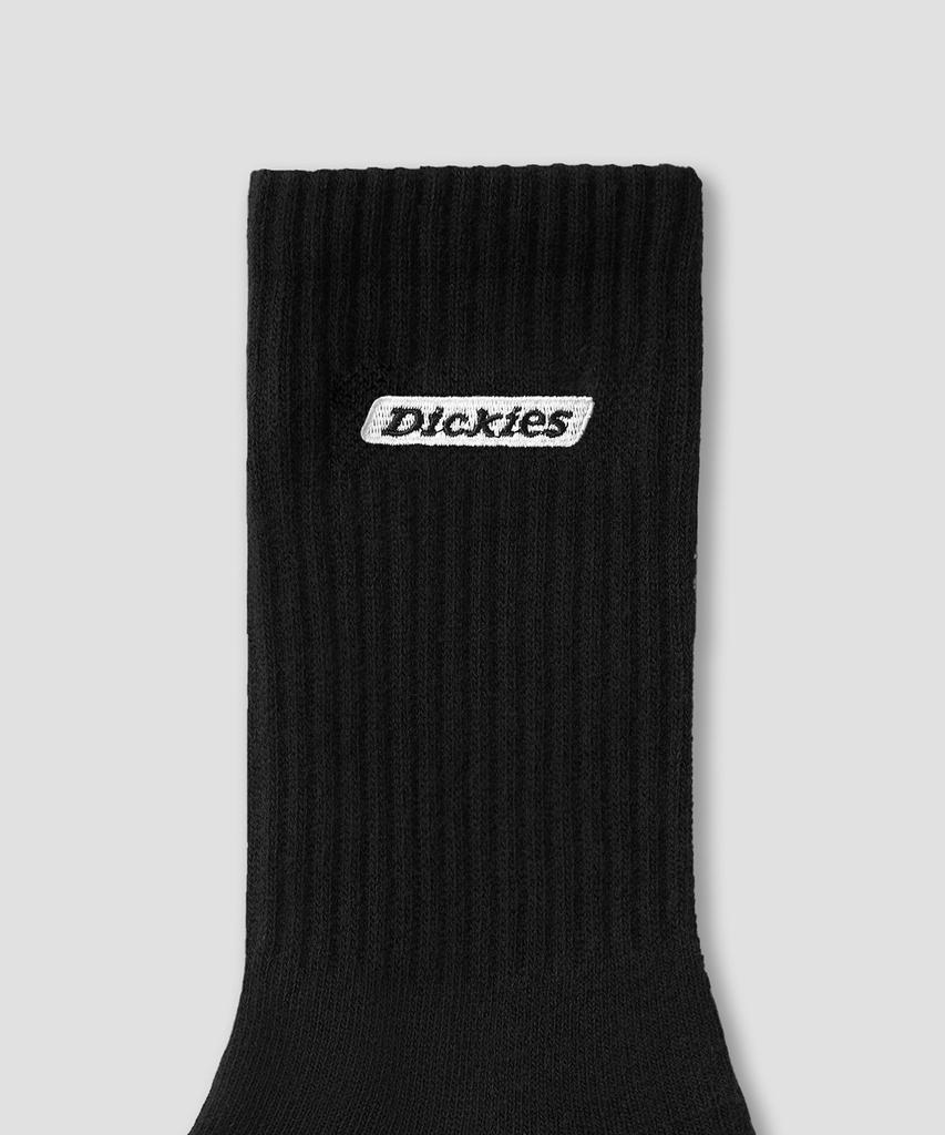 Dickies [3 упаковки] Носки средней длины с логотипом-баннером, черные