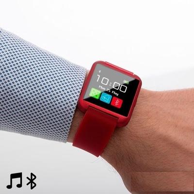 Черные многофункциональные смарт-часы Bluetooth SmartWatch