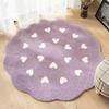 Round Bedside Carpet Daughter's Room Cute Round Carpet Sofa Coffee Table Mat Bedroom Study Chair Floor Mat