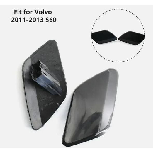 Front Left Right Side Bumper Headlight Washer Nozzle Cover Cap Fit for Volvo S60