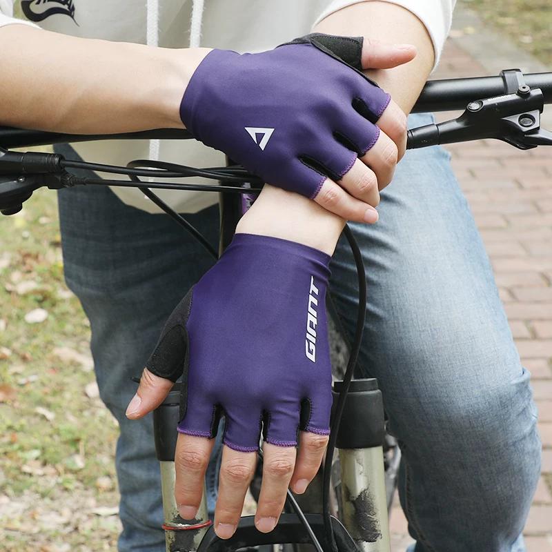 Giant Giant Cycling Gloves Summer Men's Road Mountain Bike Short Finger Bicycle Fixture Shockproof Breathable