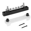 M6 Terminal Block dc Bus Bar 12v 1/4 Inch Stud 150A Electric BusBar 12v Power current distributor For Truck Boat accessories