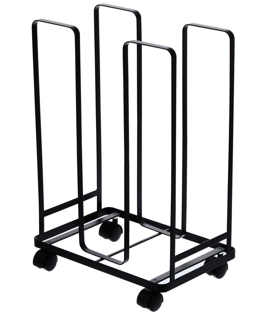 Yamazaki Industries Cardboard Storage 3304 be bundled Unit, Tower, Black, (Can directly)