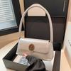 2024 French Retro Women's Underarm Baguette Handbag - Simple, Light Luxury Shoulder Bag