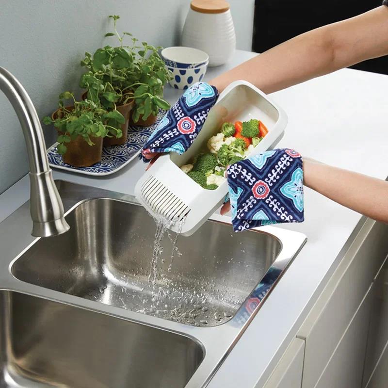 Strainer Heat Resistant Pasta Boat Steamer Spaghetti Noodle Cooking Box Tool Kitchen Accessories