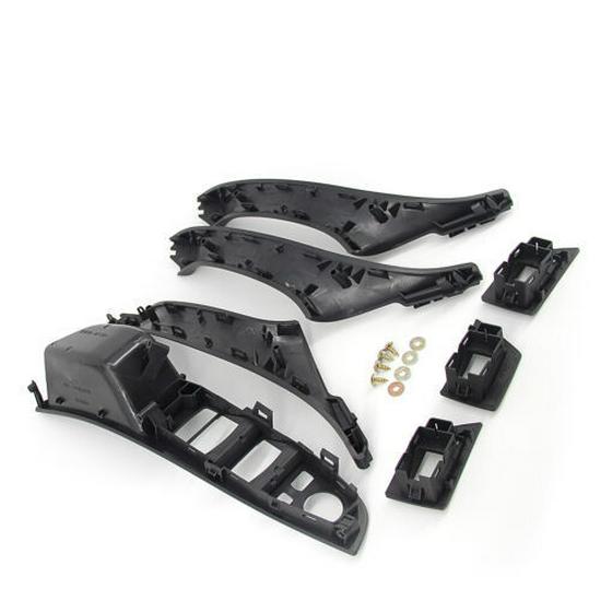 51417225873 BMW 5 Series F18 F10 Door Handle Set, Black, 7-Piece - Resolved Sticky Hands