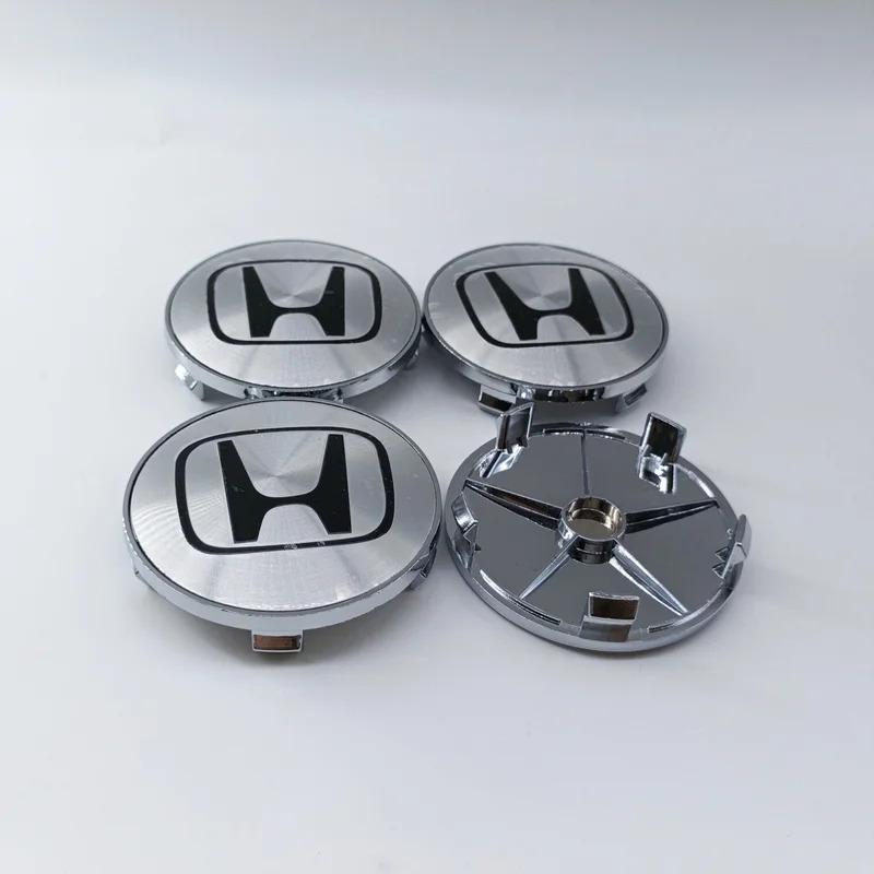 4pcs65mm 68mm For H Honda Mugen Pilot TypeR TypeS Insight CarStyling Wheel Center Hub Caps Cover Replacement Accessoriesstickers