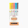 Zebra Highlighter Mild Liner Friendly Mild Colors 5 Colors WKT7-N-5C