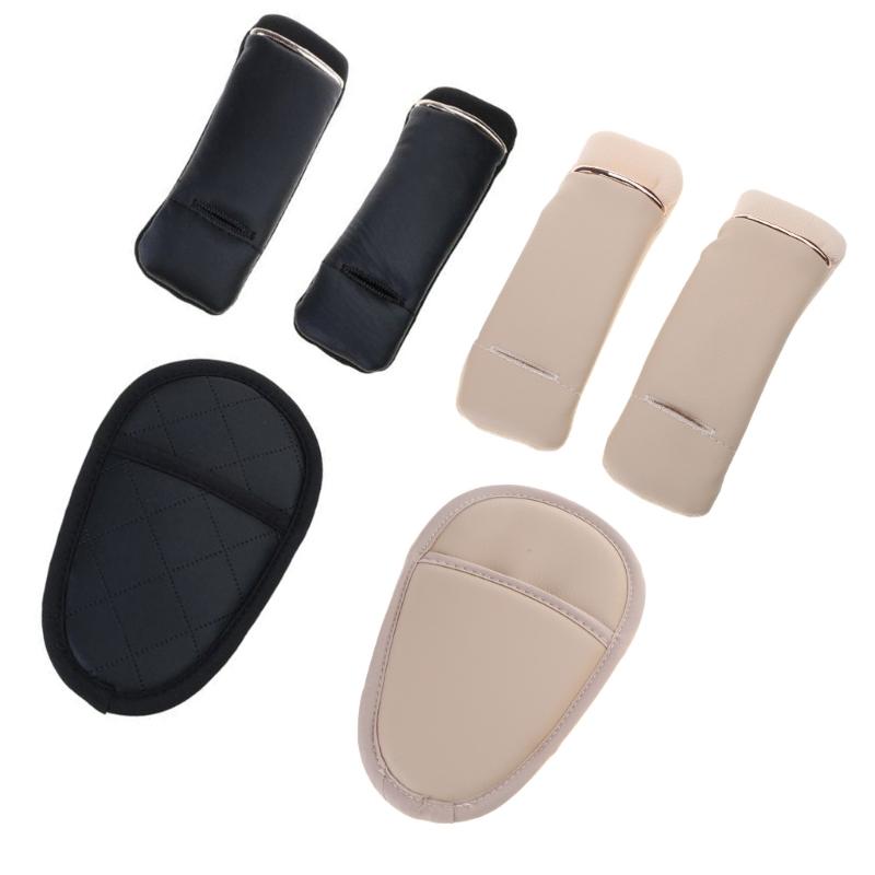 Регулируемые протекторы на плечевые ремни Легко чистящийся комплект Универсальный набор чехлов на ремни для прогулочной коляски 3 шт./набор Прочный для колясок