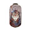 Japanese Style Samurai Cat Hanging Lamp Party Decor Gothic Samurai Cat Lantern Restaurant Izakaya Sushi Shop Advertising Sign