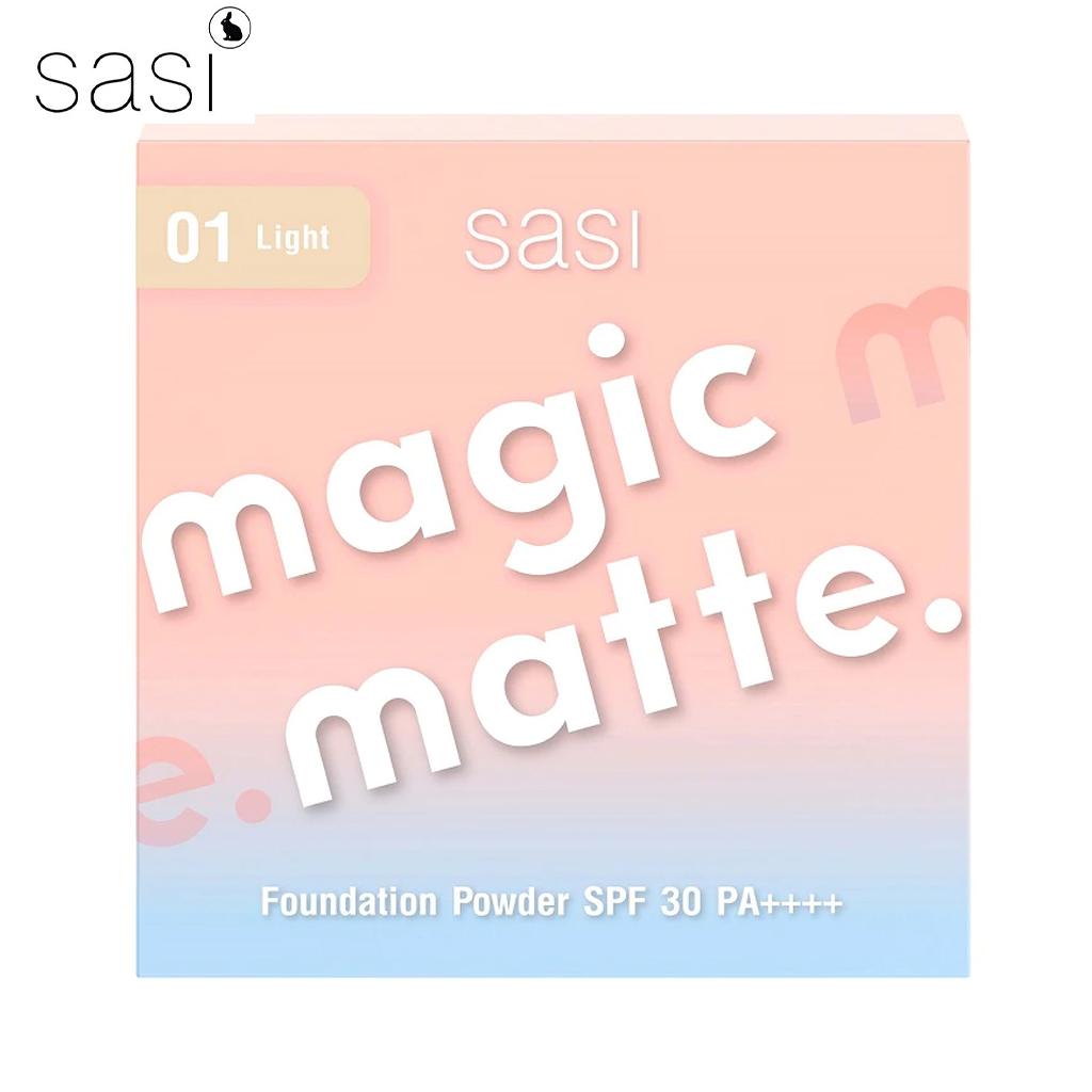 SASI Матовая тональная пудра Magic 8,5 г. нет. 01 - 03 - Тайская косметика