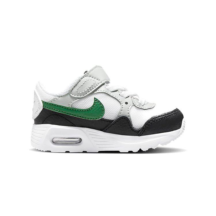 Nike Air Max SC Амортизация Устойчивость к истиранию Дышащие Низкие Детские Кроссовки Белый Зеленый Для Младенцев И Малышей CZ5361-112