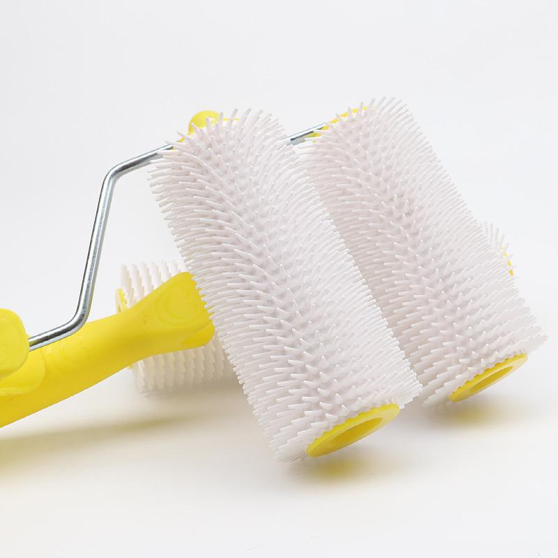 1Pc 15/22Cm Defoaming Drum Brush Spike Roller Latex Floor Self Compound Roller Leveling Screed Spiked Roller Paint Brush Roller
