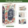 Ваза для цветов в форме книги Декоративные ретро-принты Керамические вазы Настольное украшение Дом Гостиная Книжная полка Офисное украшение
