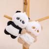 Panda Soft Plush Keyring With Short Plush Material For School Bag Decor