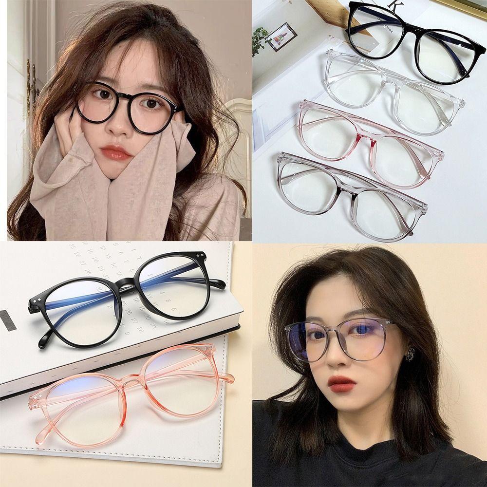 Transparent Anti Blue Light Glasses Plane Mirror Blocking Glasses Women Men