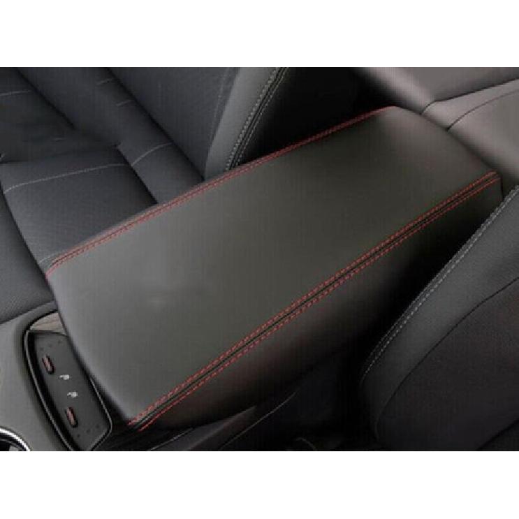 For Toyota Venza 2021-2024 Black Leather Console Armrest Box Holster Cover Trim