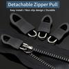 10Pcs Replacement Zipper Pull Puller End Fit Rope Tag Clothing Zip Fixer Broken Buckle Zip Cord Tab Bag Suitcase Backpack Tent
