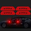 4 шт./комплект светоотражающей ленты для автомобиля, предупреждающие знаки, ночное вождение, безопасность, светящаяся лента ARI