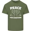 Peace for Everyone AntiWar Love Freedom Unisexs Light Cotton TShirt