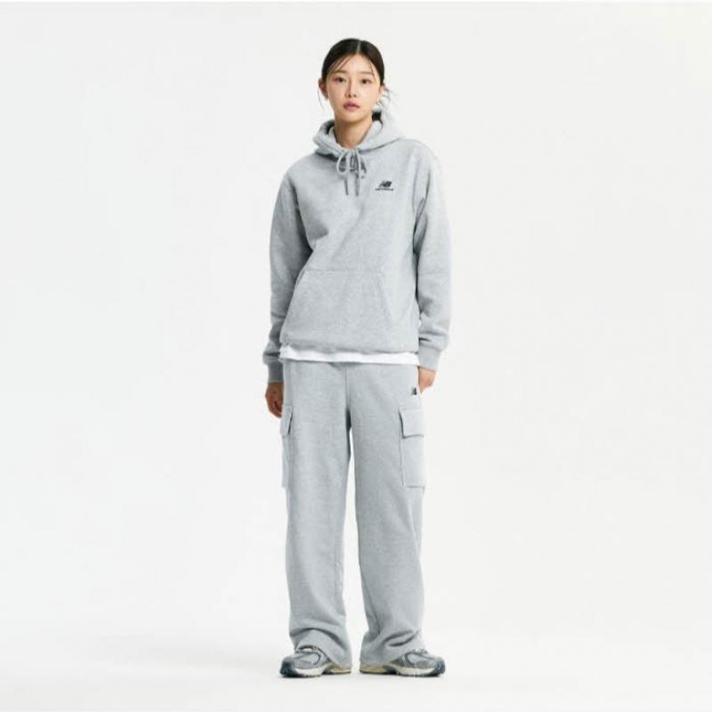 New Balance Толстовка с капюшоном Eqs Nbn0e13013 Ac Uni Essential Brushed Hoodie Semi