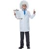 Halloween Scientist Professional Costume White Coat Children's Costume Physicist Einstein Costume