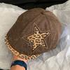 Star Rivet Denim Beret Hat Polka Dot Baseball Hat New Newsboy Cap  Harajuku Style