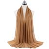 Muslim Chiffon Hijab Scarf Women Long Solid Color Head Wrap For Women Hijabs Scarves Ladies Muslim Veil Jersey Hijabs 180*70cm