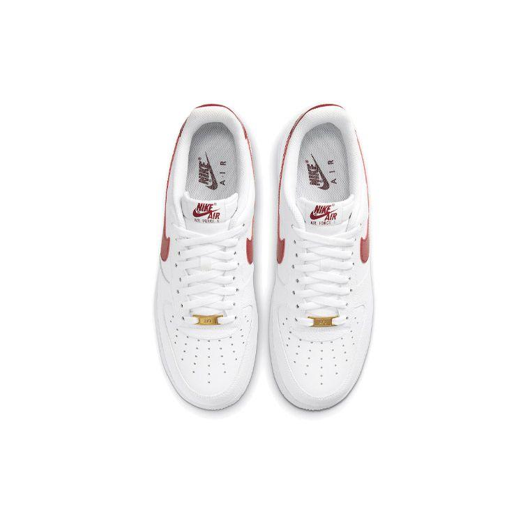 Nike Air Force 1 Low White Team Красные мужские кроссовки CZ0326-100