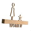 Women Toilet Sign, Restroom Sign Decor, Bathroom Symbols, for Shop