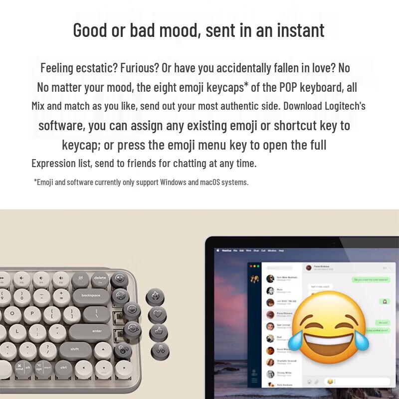 Беспроводная механическая клавиатура Logitech POP Keys