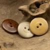 10 шт. деревянные пуговицы, круглые пуговицы с 2/4 отверстиями, полированные пуговицы с гладкой поверхностью, модные аксессуары для одежды