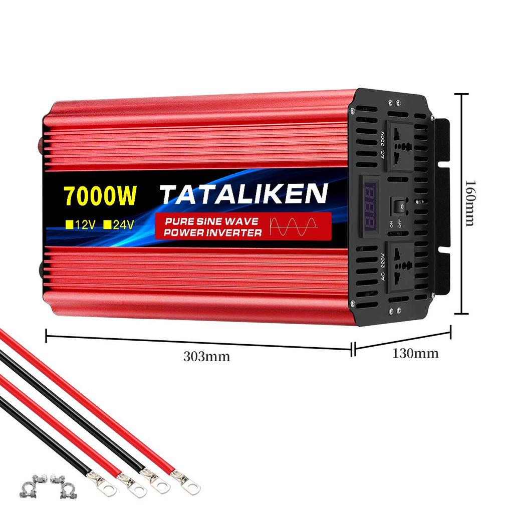Pure Sine Wave Inverter 1600W-10000W, 12V/24V to 110V/220V