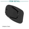 ACROPIX Motorcycle Kickstand Support Plate Pad Universal Black 2pcs