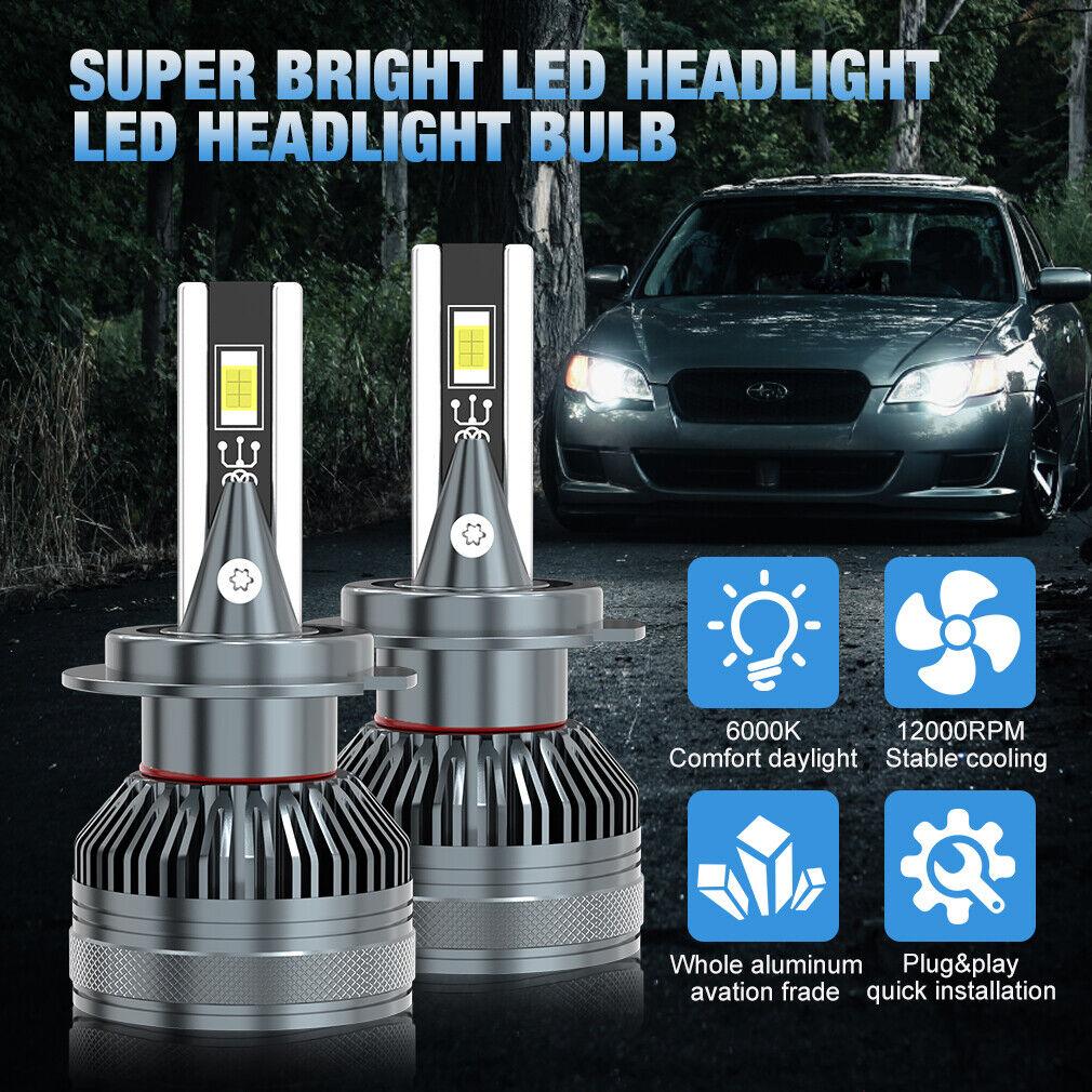 2 шт. светодиодные лампы H7 H4 для фар 6000K H1 H8 H11 Led 9005 HB3 9006 HB4 Auto Lamp 9012 Hir2 Super Bright 40000LM 80W Canbus CSP Chips Turbo Headlamp
