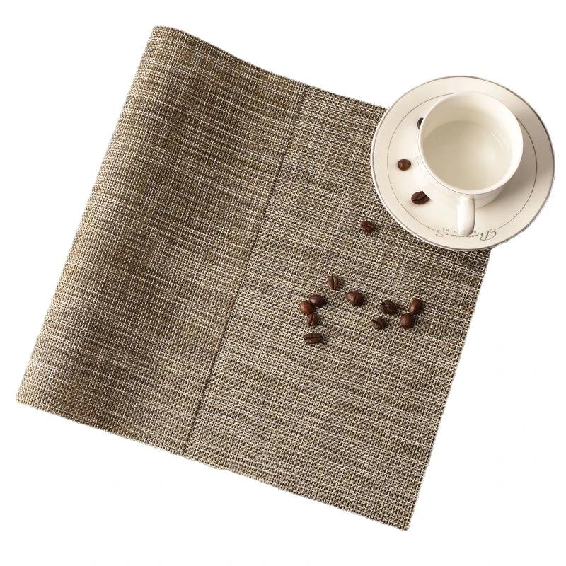 PVC Placemat Insulated Mats, Household Table Decoration, Nordic Western Cloth Placema Bowl Ironing Plate Mat Simplicity Househol