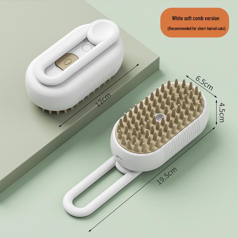 Universal Pet Electric Spray & Massage Comb for Cats and Dogs - Anti-Flyaway Hair Bath Brush