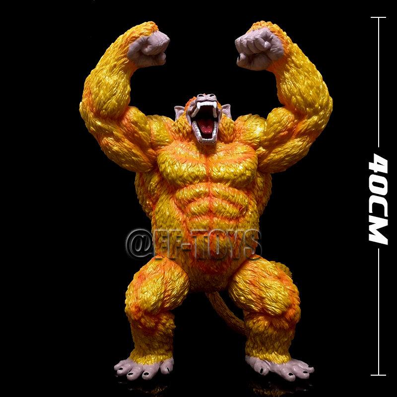40cm Anime Drogan Boll Great Ape Figure Golden Great Ape Ozaru Vegeta Pvc Action Figures Collection Model Toys For Children Gift