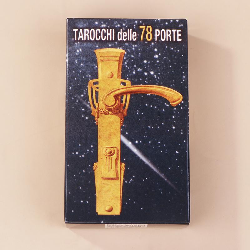 Tarot Of The 78 Doors Oracle Card Tarot Cards English Version Blue Edge Family Party Board Game
